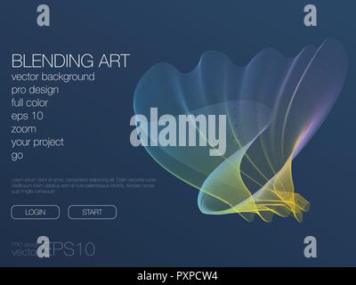 Futuristic user interface. UI Technology background vector Stock Vector