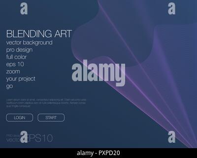 Futuristic user interface. UI Technology background vector Stock Vector