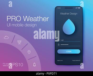 Vector Illustration of screens and web concept Stock Vector