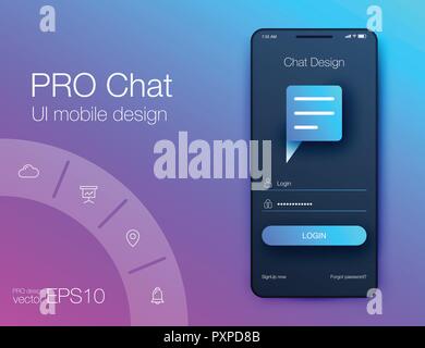Vector Illustration of screens and web concept Stock Vector