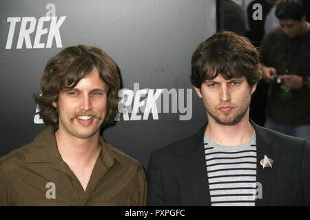 Dan Heder, Jon Heder  04/30/09 'Star Trek' Premiere  @ Grauman's Chinese Theatre, Hollywood  Photo by Ima Kuroda/HNW / PictureLux (April 30, 2009)   File Reference # 33687 199HNWPLX Stock Photo