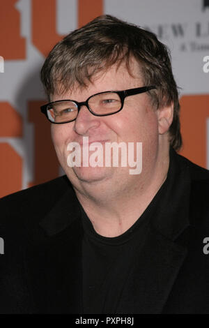 Michael Moore  02/19/08 'Semi-Pro' Premiere  @  Mann Village Theatre, Westwood  Photo by Izumi Hasegawa/HNW / PictureLux (February 19, 2008)   File Reference # 33687 515HNWPLX Stock Photo