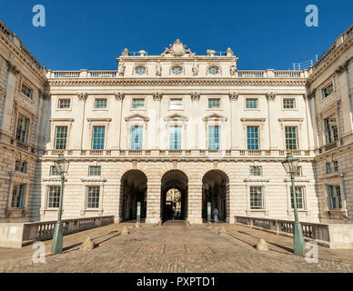 Somerset House, Strand, London. Stock Photo