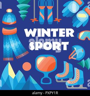 Winter sale vector banner for sale text for year end promotion. Vector illustration. Stock Vector