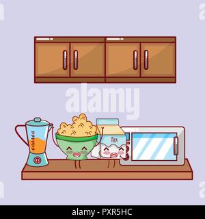 https://l450v.alamy.com/450v/pxr5hc/kitchen-items-cartoon-kawaii-cartoon-pxr5hc.jpg