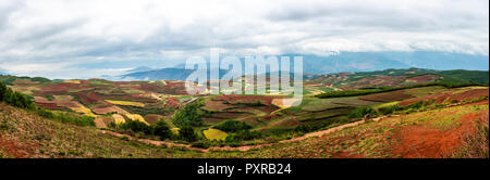 China, Yunnan province, Dongchuan, Red Land Stock Photo