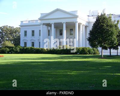 North side of White House Stock Photo