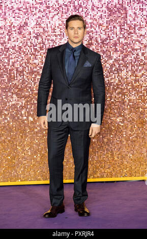London, UK. 23rd October, 2018. Allen Leech attends the World Premiere of 'Bohemian Rhapsody' at SSE Arena Wembley on October 23, 2018 in London, England Credit: Gary Mitchell, GMP Media/Alamy Live News Stock Photo