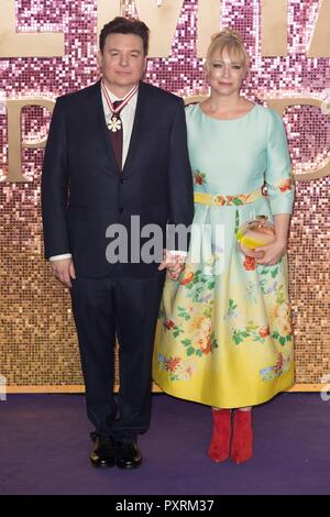 Mike Myers and Kelly Tisdale attend BOHEMIAN RHAPSODY - World Premiere. London, UK. 23/10/2018 | usage worldwide Stock Photo