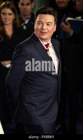 Mike Myers attends the World Premiere of 'Bohemian Rhapsody' at SSE Arena Wembley. Stock Photo