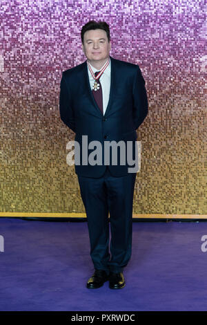 London, UK. 23rd October 2018. Mike Myers attends the World Premiere of 'Bohemian Rhapsody' at the SSE Arena Wembley in London. Credit: Wiktor Szymanowicz/Alamy Live News Stock Photo