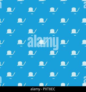 Jack pattern vector seamless blue Stock Vector