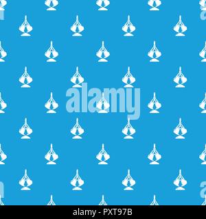 Excavator bucket pattern vector seamless blue Stock Vector