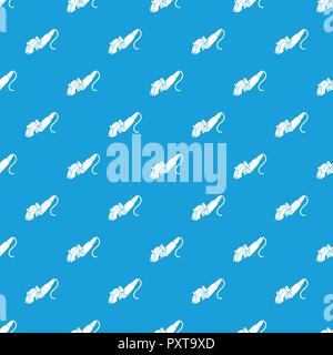 Protect angle grinder pattern vector seamless blue Stock Vector