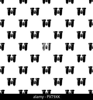 Binoculars explorer pattern vector seamless Stock Vector