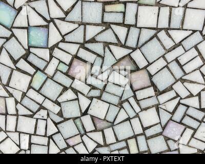 beautiful shiny wet texture background made of tiling in different colors and shapes Stock Photo