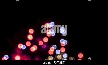 Buntes Feuerwerk am Nachthimmel, Colorful fireworks in the night sky, Fireworks, Pyrotechnics, firecrackers, Colorful, Colourful, Sylvester, New Year, Stock Photo