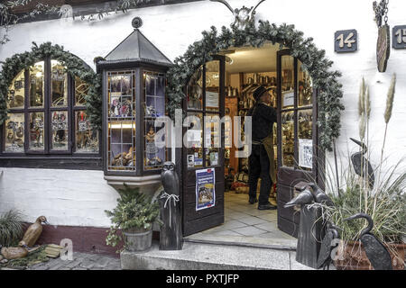 Weihnachtsmarkt im Nürnberger Handwerkerhof, Nürnberg, Mittelfranken, Bayern, Deutschland, Europa, Christmas market at Handwerkerhof in Nuremberg, Mid Stock Photo