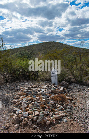 Boot Hill Cemetery. Tombstone, Arizona USA Stock Photo