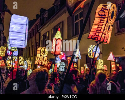 Morgenstraich at Basler Fasnacht, Basel, Switzerland Stock Photo