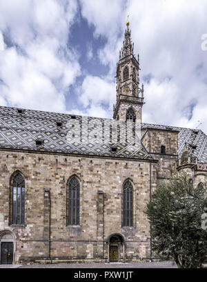 Bolzano cathedral, Santa Maria Assunta Stock Photo