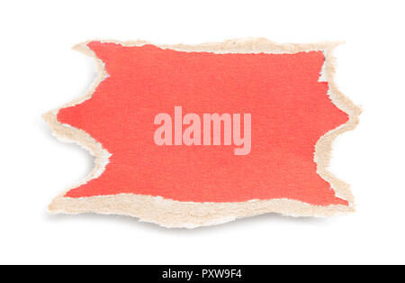 Piece of torn paper with space for your message. Stock Photo