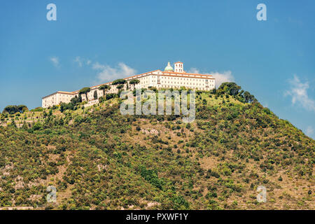 Italy, Lazio, Benedictine Abbey of Monte Cassino Stock Photo