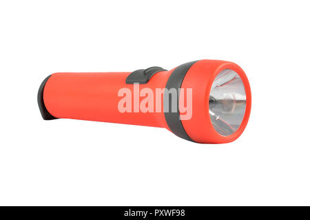 Pocket lamp on white background Stock Photo