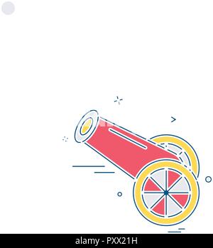 Cannon icon design vector Stock Vector