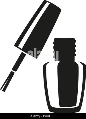 Download Black and white nail polish silhouette set Stock Vector ...