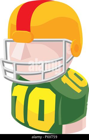 Football Player Avatar People Icon Stock Vector