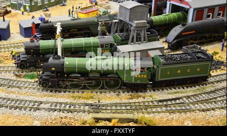 The Flying Scotsman in Apple Green, Stock Photo