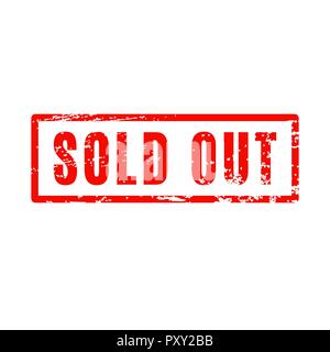 Out of stock red square grunge textured rubber stamp seal. Sold out ...