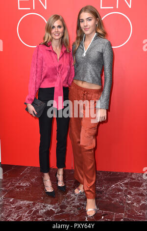 Donna Air and her daughter Freya Aspinall arrive at the opening of