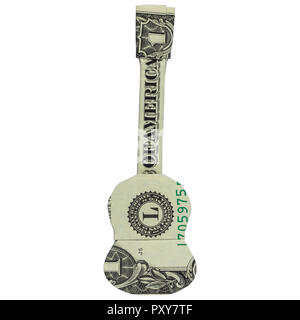 Origami Guitar Dollar Stock Photo 248631418 Alamy