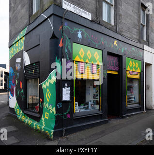 Exterior of the Autonomous Centre Edinburgh, a social resource centre in Scotland, UK. Stock Photo