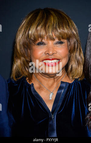 Tina Turner the singer and actress was drilled as Anna Mae Bullock in 1939 at the PK and Fotocall for her The Musical Tina - The Tina Turner Musical, which premieres at the Hamburg Reeperbahn in March 2019 Germany, at the Mojo Club Jazz Cafe on Tuesday 23.10.2018 in Hamburg | usage worldwide Stock Photo