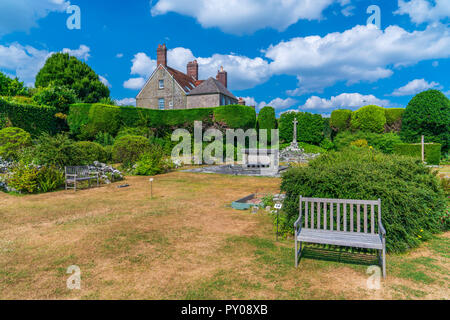 The ruins of Shaftesbury Abbey, Shaftesebury, Dorset, England, United Kingdom, Europe Stock Photo