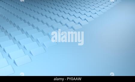 Blue Abstract background - 3D rendering Stock Photo