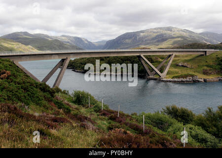 Kylesku Bridge, Scottish Highlands, Scotland, UK Stock Photo