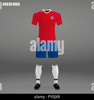 Costa Rica soccer shirt