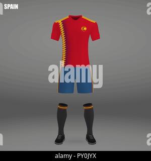 Spain soccer cheap jersey 2018