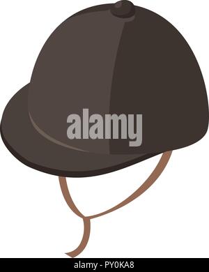 Jockey cap icon, isometric style Stock Vector