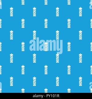 Pack with paintball bullets pattern seamless blue Stock Vector