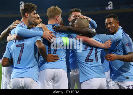 Manchester City Players Celebrate After Erling Haaland Right Scored manchester-city-players-celebrate-after-erling-haaland-right-scored