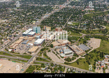 Aerial view of Calgary Southern Alberta Institute of Technology Stock Photo
