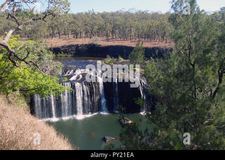 Millstream Falls in late dry season, near Ravenshoe, Queensland, Australia Stock Photo