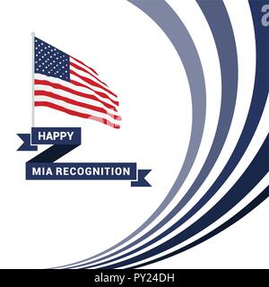 Happy Mia recognition card design vector Stock Vector