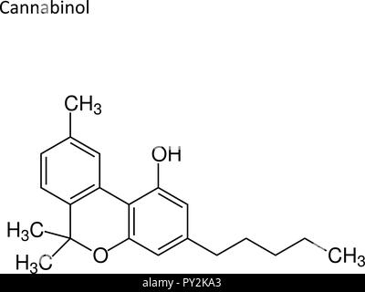 Skeletal formula. stimulant molecule Vector illustration Stock Vector