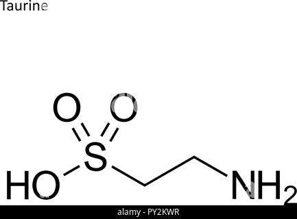 Skeletal formula. Amino acid molecule Stock Vector